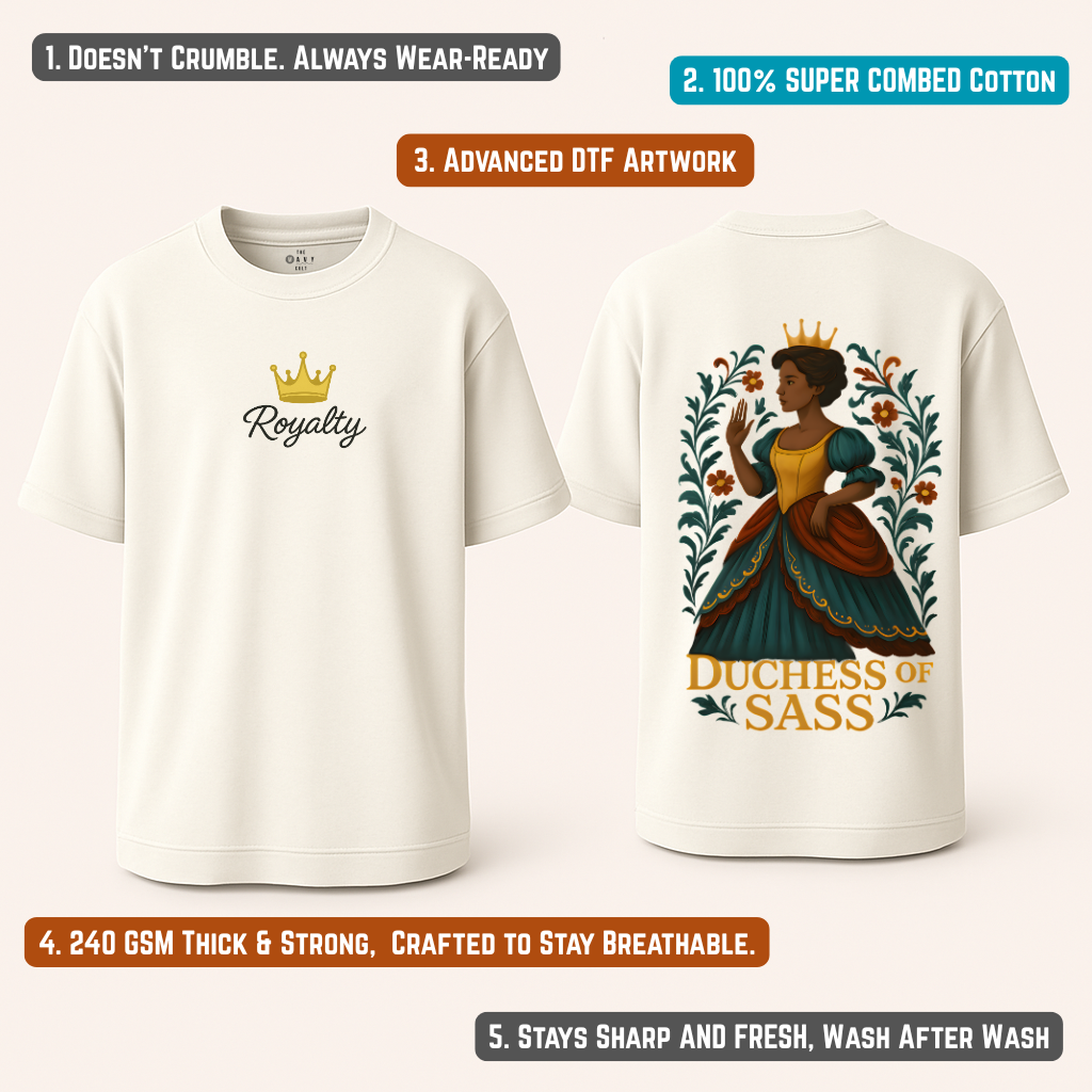 Royalty Off White Oversized T-Shirt