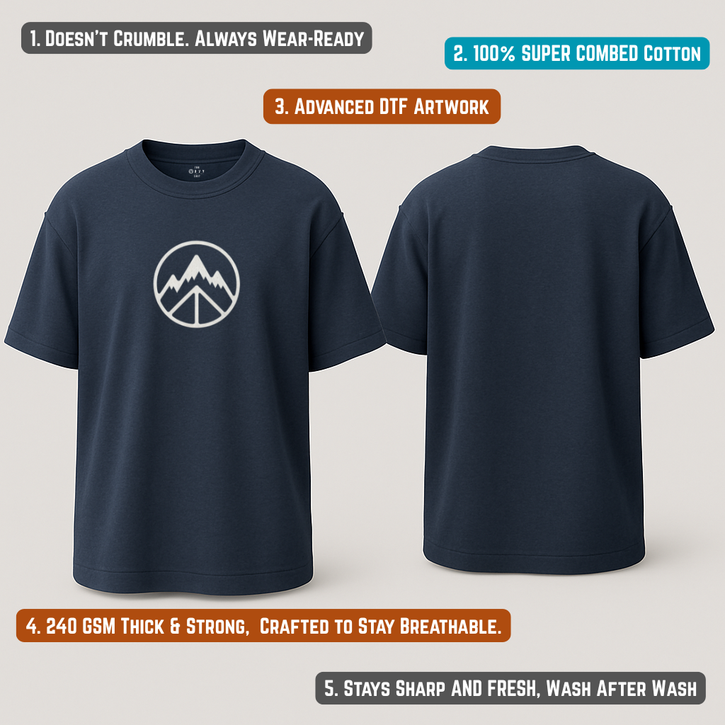 Mountain Peace Oversized T-Shirt