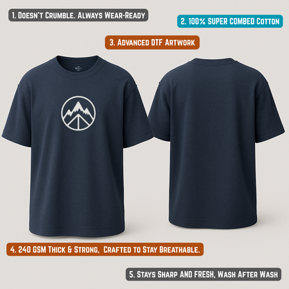 Mountain Peace Oversized T-Shirt