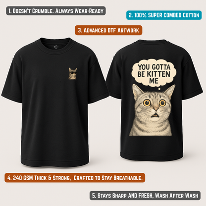 Kitten Me Oversized T-Shirt