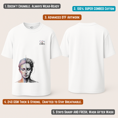 Calm & Chaos Oversized T-Shirt