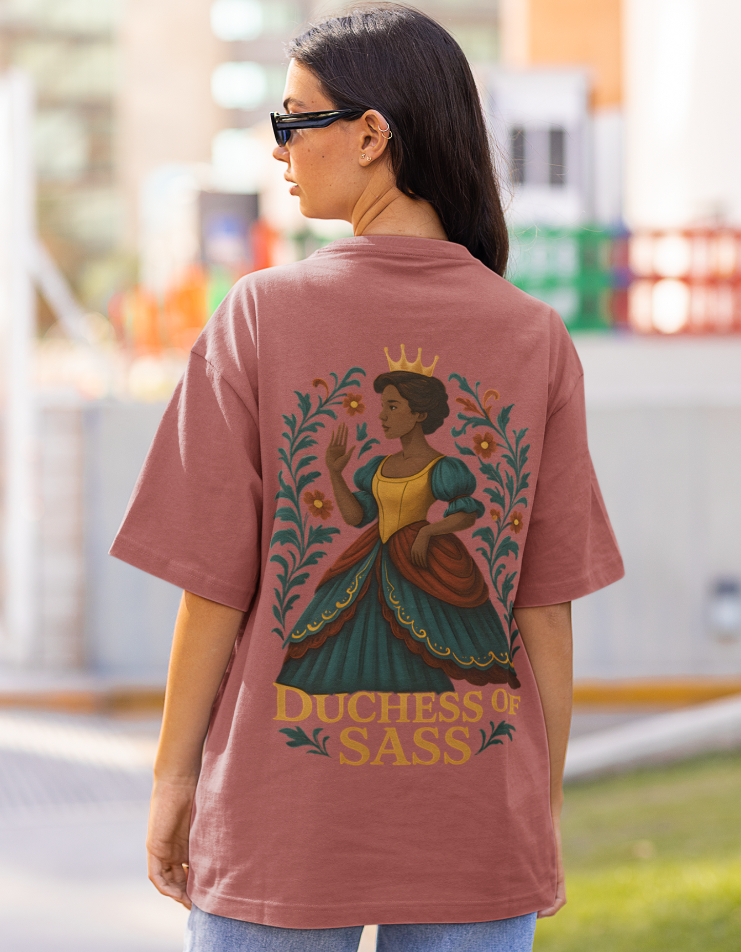 Royalty Coral Oversized T-Shirt