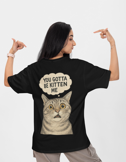 Kitten Me Oversized T-Shirt
