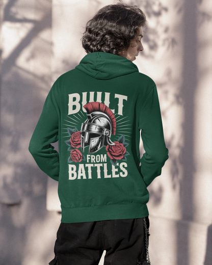 Battles Bottle Green Oversized Hoodie