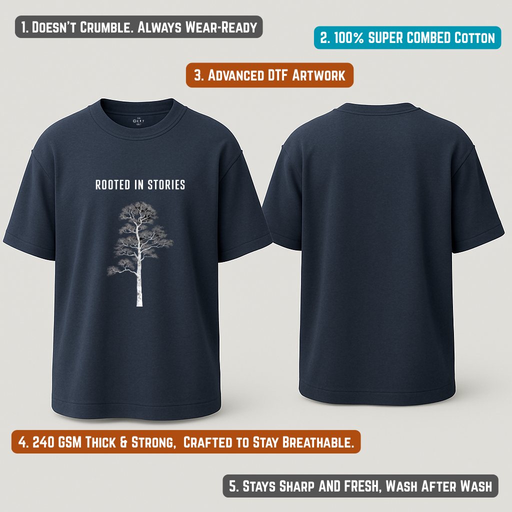 Rooted in Stories Oversized T-Shirt - Men