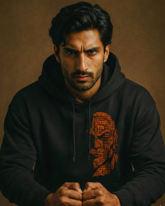 सीने में हनुमान Oversized Hoodie