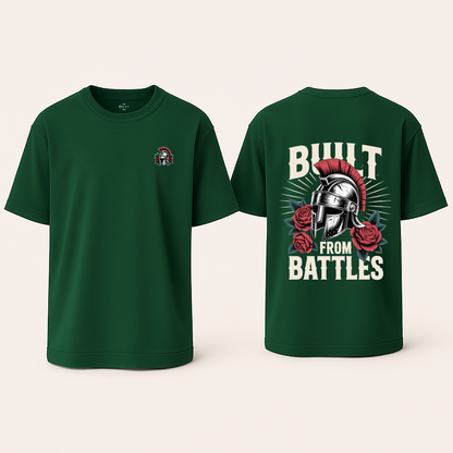 Battles Green Oversized T-Shirt