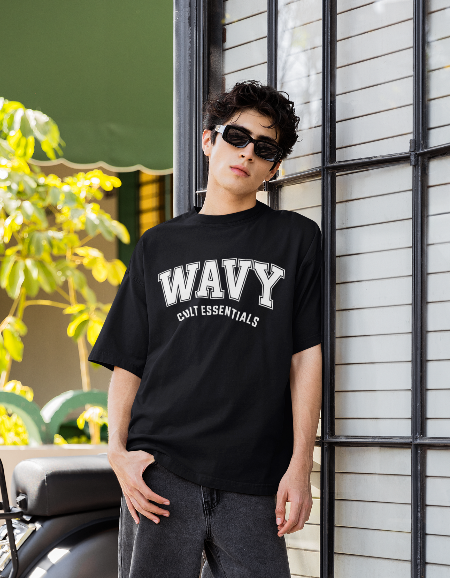 WavyCult Essentials Puff Oversized T-Shirt