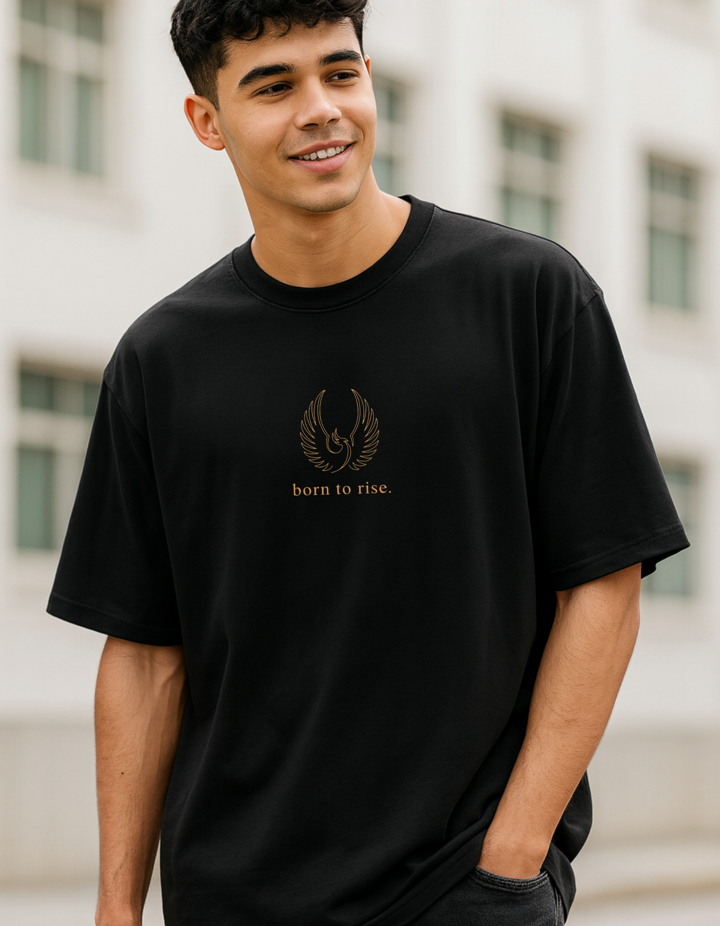 Wild Heart Black Oversized T-Shirt