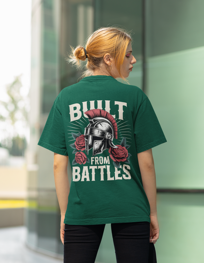 Battles Green Oversized T-Shirt
