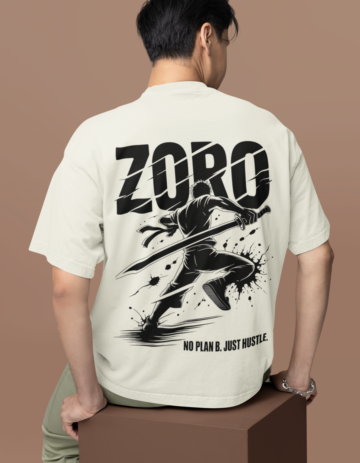 Zoro Off White Oversized T-Shirt