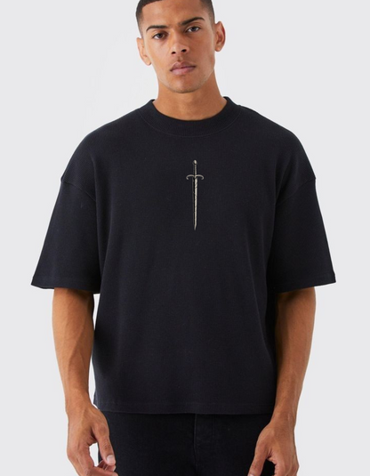 Glory Fall Black Oversized T-Shirt